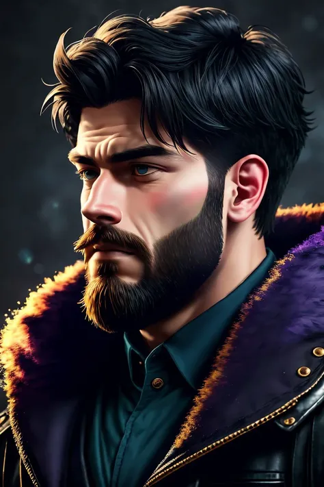 LoFi Aesthetic, 1boy, male focus, beard, stubble, facial hair, multicolored hair, crown, god, (masculine), red eyes, (masterpiece, best quality, ultra-detailed, highres), ((solo)), perfect face, sidelighting, lustrous skin,(bloom), (shine), lighting, ray tracing, sci-fi,depth_of_field,very detailed background, highly detailed background, Masterpiece, Ultra detailed, great composition,Dynamic angle,(Highest picture quality), (Master's work), extreme light and shadow, masterpiece, rich in detail, (highest quality), (masterpiece), (extremely detailed CG unity 8k wallpaper),(masterpiece), (best quality), (ultra-detailed), (best illustration),(best shadow),perfect lighting , perfect anatomy , vivid colors, (masterpiece),<lora:LowRA:0.7>,<lora:Lofi_Pastel-10:0.7>,