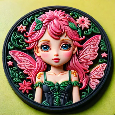 cute pink fairy,<lora:ral-rubberpatch:1>,ral-rubberpatch,