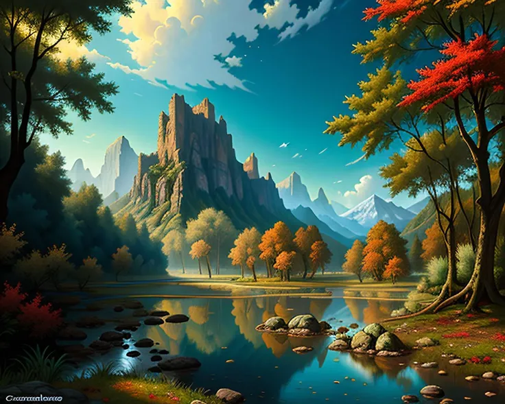 landscape with texture,
blending, drop shadow
mannerism in a fine art parody style,
by Cornelis Springer, by Greg Staples
Grandiose, Stately, Splendid,
High Contrast, High Saturation, masterpiece, volumetric light, vibrant colors, depth of field.