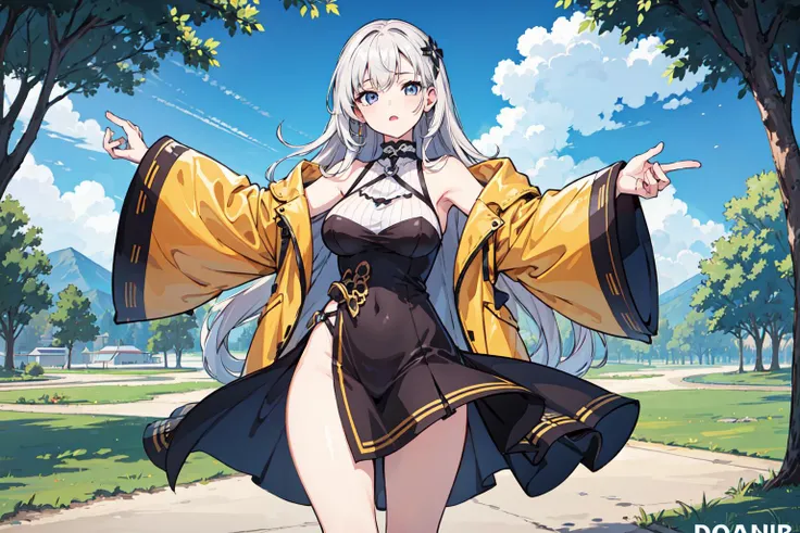 best quality, sunshine, detailed background,extremely detailed,body ratio, girl,