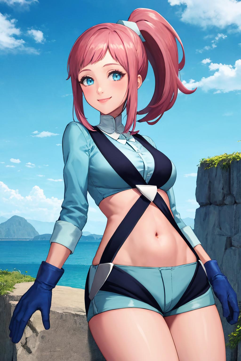 Skyla/フウロ Outfit (Pokemon) LoRA skylaoutfit-pokemon-v1