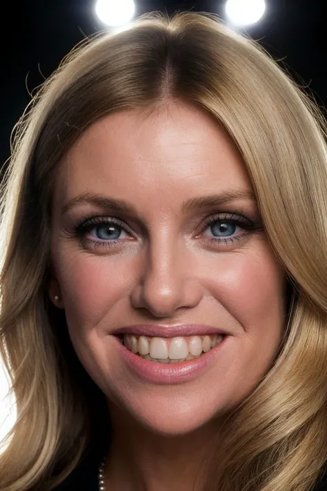 Beauty photo, close-up headshot,
<lora:SuzanneSomers_SD15_v1.0:.8> SuzanneSomers
female in a studio with perfect lighting, voluminous hairstyle, rule of thirds, blue eyes,
in style of Chuck Close 
Whimsical, Surreal      Medium format, digital manipulation     Surreal, conceptual, whimsical, grin