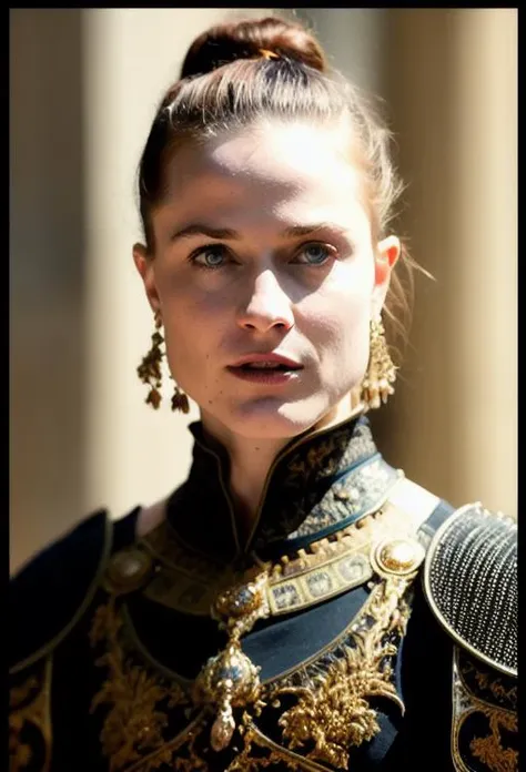 evanW1 as samurai, helmet with horns, holding a sword, samurai armor, angry, rage, Photorealistic, Hyperrealistic, Hyperdetailed, analog style, hip cocked, demure, low cut, black lace, detailed skin, matte skin, soft lighting, subsurface scattering, realistic, heavy shadow, masterpiece, best quality, ultra realistic, 8k, golden ratio, Intricate, High Detail, film photography, soft focus