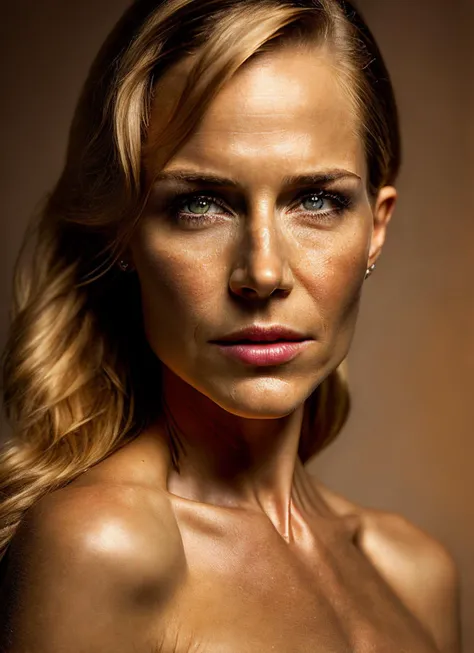 portrait of sks woman, epic (photo, studio lighting, hard light, sony a7, 50 mm, matte skin, pores, colors, hyperdetailed, hyperrealistic), <lora:locon_juliebenz_v1_from_v1_64_32:1.3>