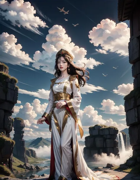 1 girl, ancient empress, cloud, sky, night, moutain, waterfall, jewelly
<lora:Ancient_Empress:0.6>