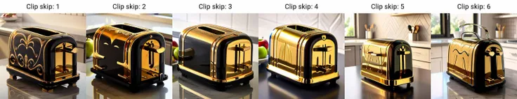 <lora:EbonyGoldAI:.9> EbonyGoldAI toaster and eggs and apple in kitchen