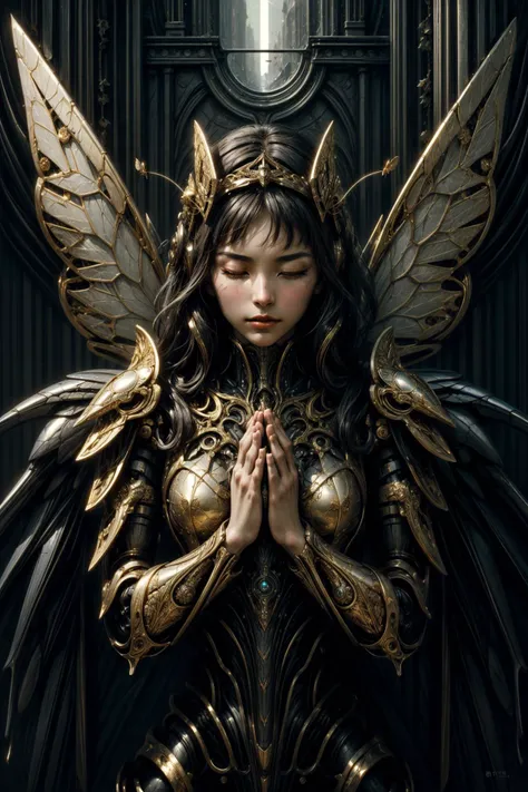 a stern Eldritch ancient god in the storm at night, draped in cloak of stars, [[Sophia Anne Caruso]], [Zendaya], translucent ivory masquerade mask of Eldritch horror, erotic pose, closed eyes, cinematic lighting, (by (Daniel Mernagh) (Carne Griffiths) Monika Nowak), highly detailed, detailed face, soft body, alien