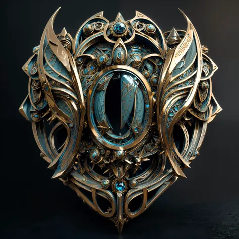best quality,masterpiece,highres,masterpiece,Highly detailed,ultra-fine painting,sharp focus,badge,(((text"lingko"))),blue eyesï¼jewelry, ((steel,badge)),((metal)),glass ,blue glass,,gear,3D image_dir.<lora:nijiarmor_anime_v2:0.7>,<lora:Mecha - Ebony Gold Mecha:1>,<lora:Cool Hong Kong Girl:1>