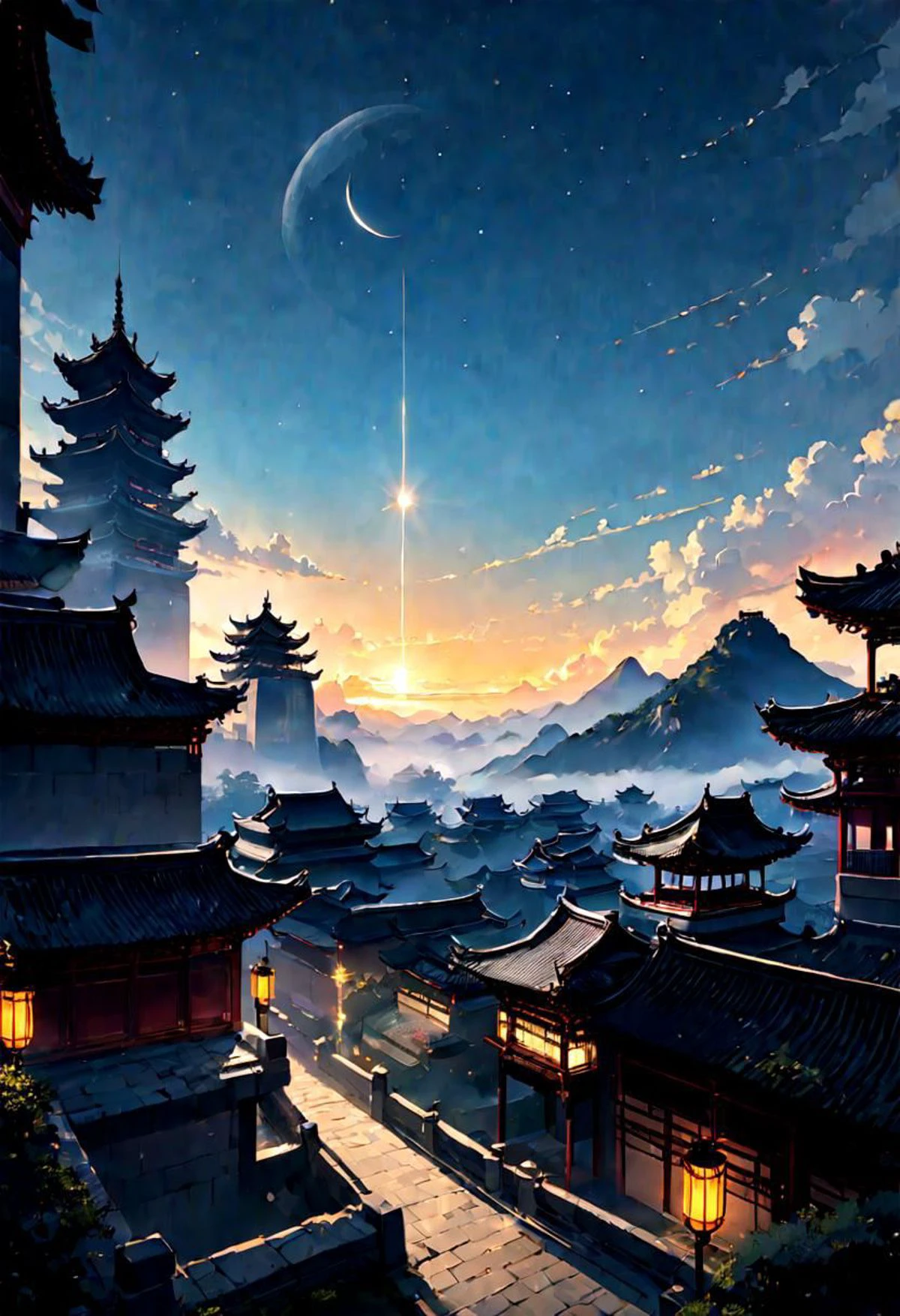 Hazy Skylines, The Other Side, A Growing Colony, When the Night Falls, A New Dawn, DUNGEONS, The Long Dark, Effervescence, PhaseShift, DIVINE REFLECTION, erhu and guzheng, harmonious blend, Monks Never Die, Imperial Walls, Teach me Wushu