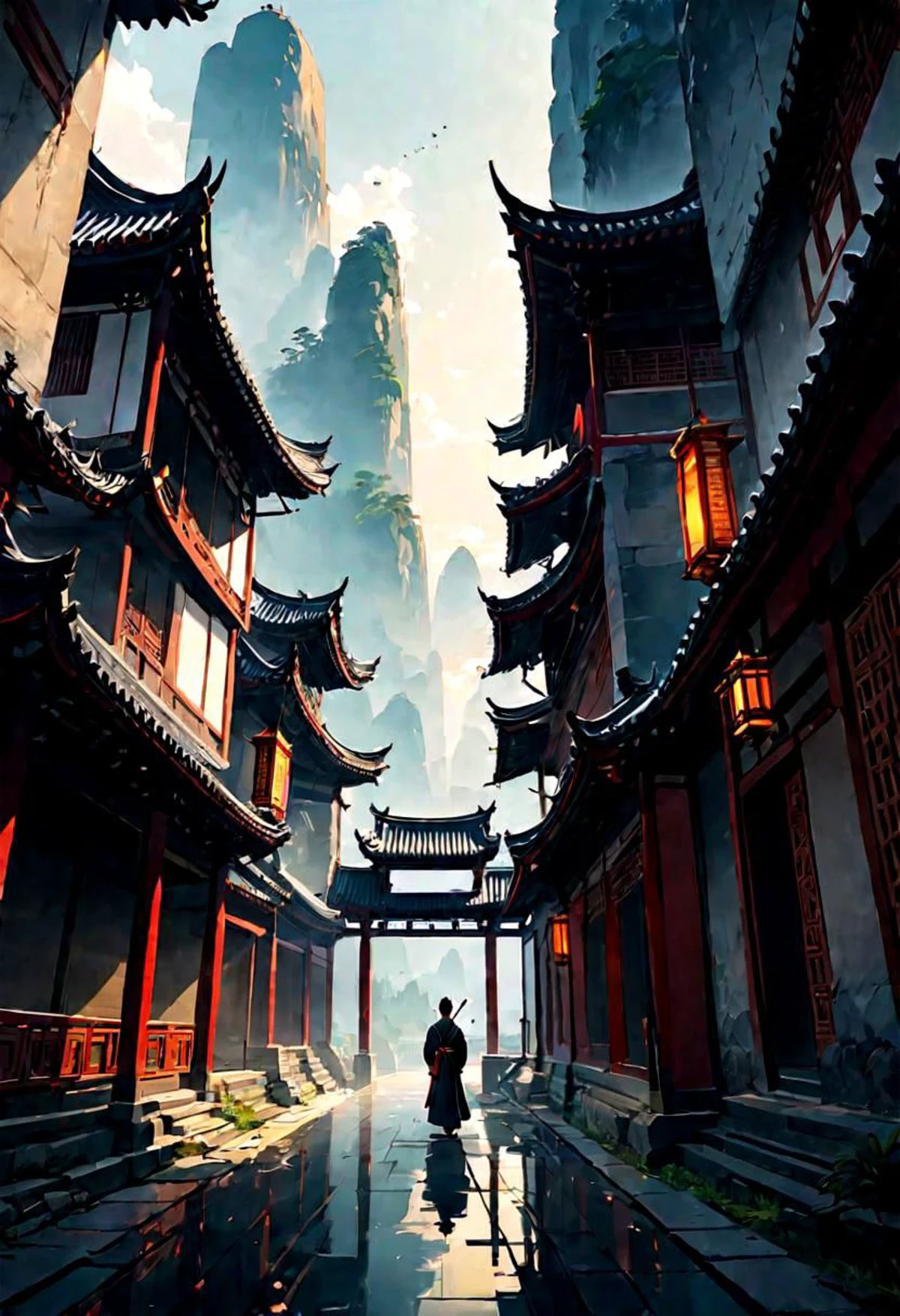 Hazy Skylines, The Other Side, A Growing Colony, When the Night Falls, A New Dawn, DUNGEONS, The Long Dark, Effervescence, PhaseShift, DIVINE REFLECTION, erhu and guzheng, harmonious blend, Monks Never Die, Imperial Walls, Teach me Wushu