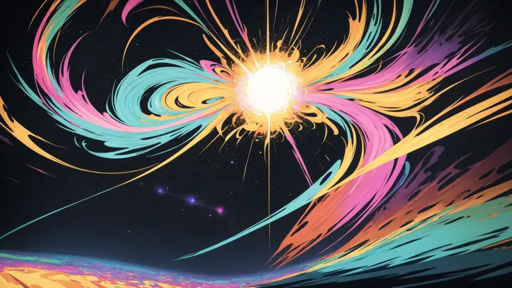 Art By Alex Gray, Psychedelic, Vibrant, Geometric, Detailed, Intricate, Colorful, Abstract Expressionism, trippy, swirls, abstract shapes, multicolored, mesmerizing, sparks, mind blowing, visually stunning, ethereal, cosmic artwork, visionary art, surrealist art, optical illusion, space age design, kinetic art, ethereal dreamscapes, modern art movement, unreal digital art