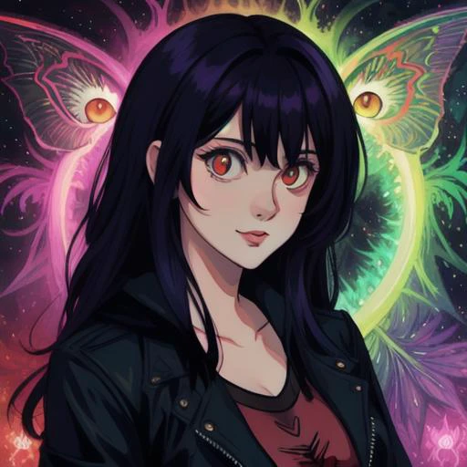 sexy (mothman:1.2) eldritch horror
(glowing red eyes)
teal violet (yellow:1.2)
(1girl:1.5)
psychedelic LSD
masterpiece absurdres
<lora:elusive-butterfly:1>
by Lisa Frank, (Meow Wolf:0.5),