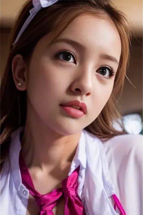 <lora:ItanoT:0.8>, ItanoT, girl, ((from below)), (extremely detailed CG unity 8k wallpaper), (masterpiece), (best quality), (ultra-detailed), (best illustration), (best shadow), ultra-high res, (realistic, photo-realistic:1.2), 1girl,white opaque shirt with bow tie, ((long shot)), ((wide range shot))