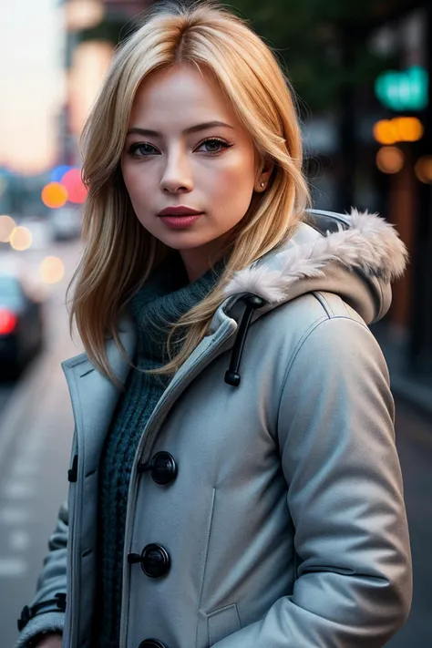 photo of beautiful (tl0rds-130:0.99), a woman with perfect blonde hair, wearing Road Sign Blue (duffel coat:1.1), (pagoda:1.1), closeup, modelshoot style, (extremely detailed CG unity 8k wallpaper), professional majestic photography, (Leica M6 Camera), 24mm, exposure blend, hdr, faded, extremely intricate, High (Detail:1.1), Sharp focus, dramatic, soft cinematic light, (looking at viewer), (detailed pupils), 4k textures, elegant, ((((cinematic look)))), soothing tones, insane details, hyperdetailed, low contrast, epiCPhoto