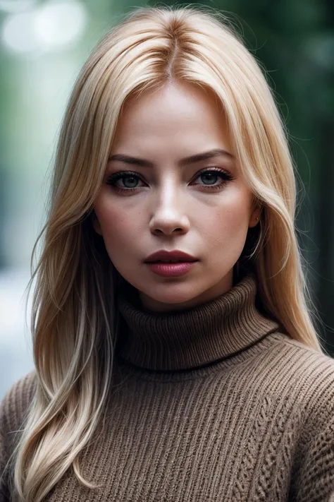 photo of beautiful (tl0rds-130:0.99), a woman with perfect blonde hair, wearing Coyote Brown (turtleneck:1.1), (ship:1.1), closeup, modelshoot style, (extremely detailed CG unity 8k wallpaper), professional majestic photography, (Leica M6 Camera), 24mm, exposure blend, hdr, faded, extremely intricate, High (Detail:1.1), Sharp focus, dramatic, soft cinematic light, (looking at viewer), (detailed pupils), 4k textures, elegant, ((((cinematic look)))), soothing tones, insane details, hyperdetailed, low contrast, epiCPhoto