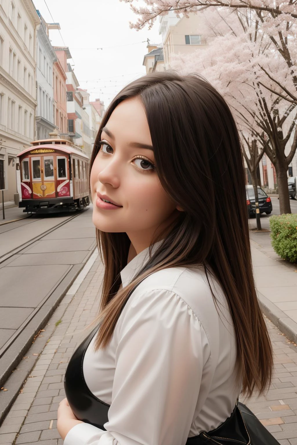 1girl, (stylized by A. J. Casson:0.9) , watercolor art, awardwinning Neo-Baroque, Mannerism Art, hyper detailed, professionally shot of a [Ornate|Jagged] Ruined ([Shark|Cable car]:1.3) , award winning, Organic space in background, Epic city street with Cherry blossom tree, Hurricane, deep focus, Visual novel, Fearful, Silver lighting, telephoto lens, Film grain, Swirling Gray, glimmering transformation, adobe lightroom, octane engine
