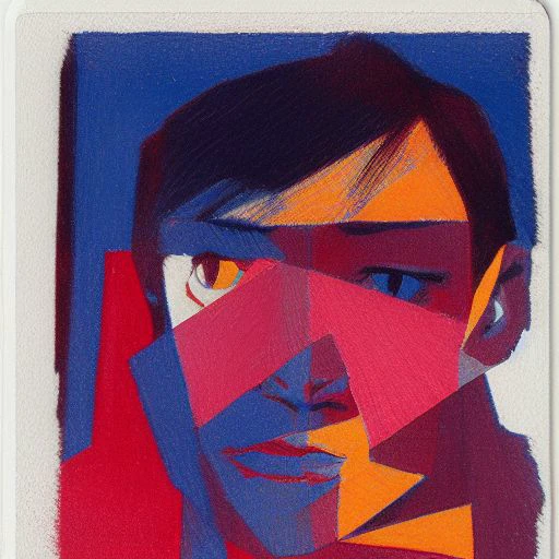 man pastelartstyle