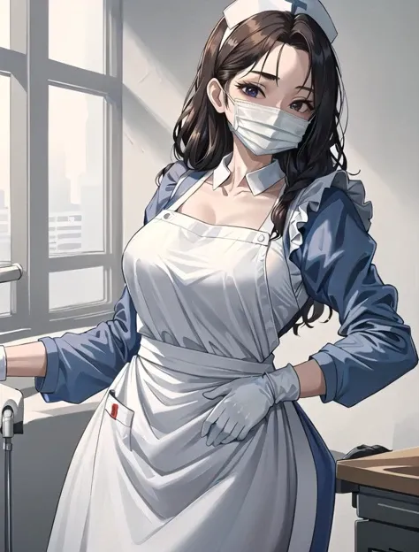 Masterpiece、8k、High quality photo quality、48 years old、Beautiful mature woman、Zettai Ryoki Thigh,Black-haired,Medium Bob,Black socks、No panties、Thick pubic hair、Bushy pubic hair、Bristles