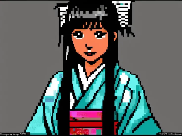 ansiart japanese girl black background, very sharp, high quality <lora:hjansiart_v10xl:0.8>