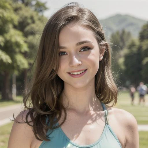 1girl,solo, smile,8k,masterpiece,hair dye,long hair,
(crop top),(sports shorts,thighs),detailed beautiful eyes,upper body,
in the park,outdoors, looking at viewer, realistic, <lora:EvanRachelWood23Apr:0.5> <lora:brookeMonk_v10:0.5>