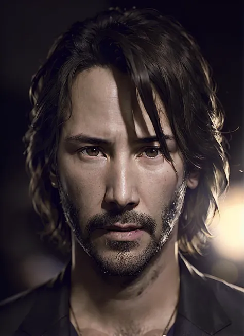 portrait of sks person, epic (photo, studio lighting, hard light, sony a7, 50 mm, matte skin, pores, colors, hyperdetailed, hyperrealistic), <lora:locon_keanu_v1_from_v1_64_32:1.3>