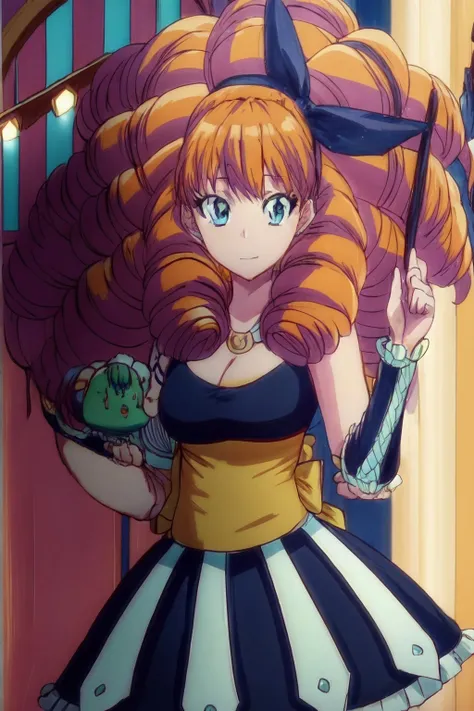 <lora:Melie_Radiant:1>, ((Melie_Radiant)), (drill hair), (orange hair), (long hair), (blue eyes), maid,, <lora:add_detail:1>, ((high quality)),