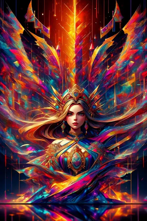 hyper detailed ultra sharp of a beautiful sorcerer girl. trending on artstation, vaporwave aesthetic, synthwave, colorful, psychedelic, ornate, intricate, digital painting, concept art, smooth, sharp focus, illustration, art by artgerm and greg rutkowski and alphonse mucha, HDR
<lora:beautiful detailed eyes:0.6>
<lora:Furtastic_Detailer:0.7>
<lora:Mirage World-Abstract art:0.6> xs-abstract
<lora:wrenchsfantasy:0.5> wrenchsfantasy, fantasy, glowing
<lora:wrenchfaeflare:0.4> wrenchfaeflare, glowing, embroidery, accessories, jewelry, reflection, refraction