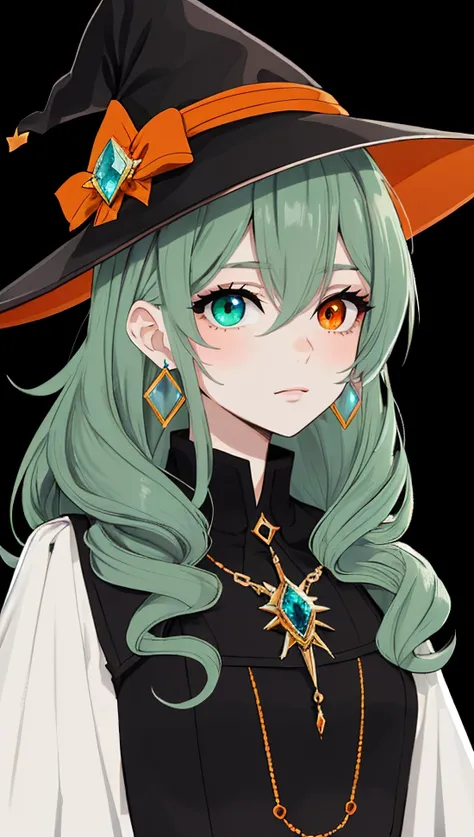 flat color
1girl
jewelry, brooch, green hair, green eyes, looking at viewer, hat, eyeball hat ornament, eyelashes, mismatched pupils, hair between eyes, chest jewel, solo, closed mouth, grey eyes, peaked cap, sidelocks, straight-on, single sidelock, earrings, split theme, brown hair, streaked hair, soul gem, multicolored hair, dark background, witch hat, pale skin, black hat, asymmetrical bangs, long hair, magical girl, orange eyes, blue hair, long bangs, eyes visible through hair, curly hair, heterochromia, tsurime
\\ Made with ONE FOR ALL checkpoint by Chaos Experience @ https://civitai.com/user/ChaosExperience/ \\