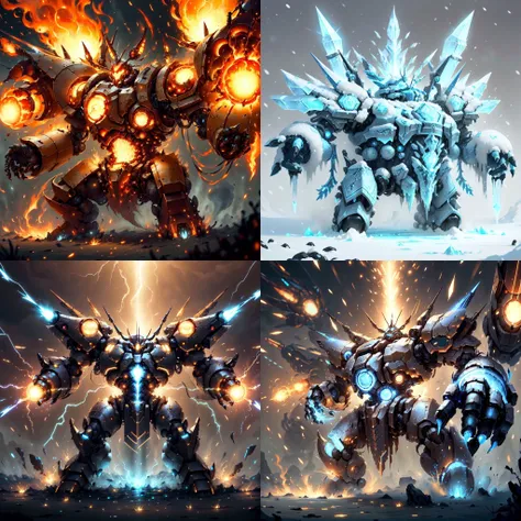 <lora:ElementalMagicAIv2-000008:0.75> FireMagicAI
battle mech
, detailed, intricate