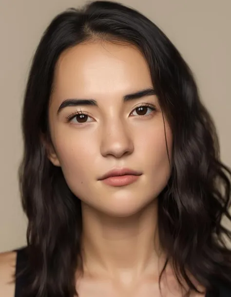 <lora:jssml-000004:1>, , Professional portrait photograph of a jssml with wavy long hair with around her neck and has (glossy lips), Nikon Z9, looking at the camera, realistic matte skin, (highly detailed), ((skin texture)), (sharp focus), high-res