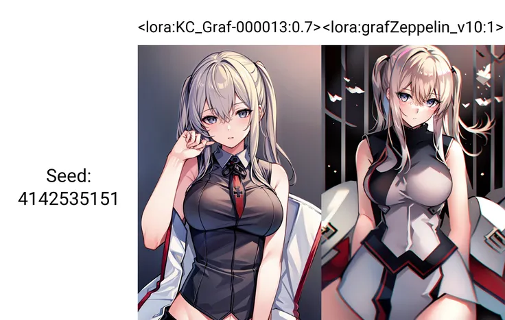 masterpiece, best quality, highres, <lora:KC_Graf-000013:0.7>, ,graf zeppelin, graf zeppelin \(kancolle\), grey eyes, large breasts, (sleeveless shirt:1.4)