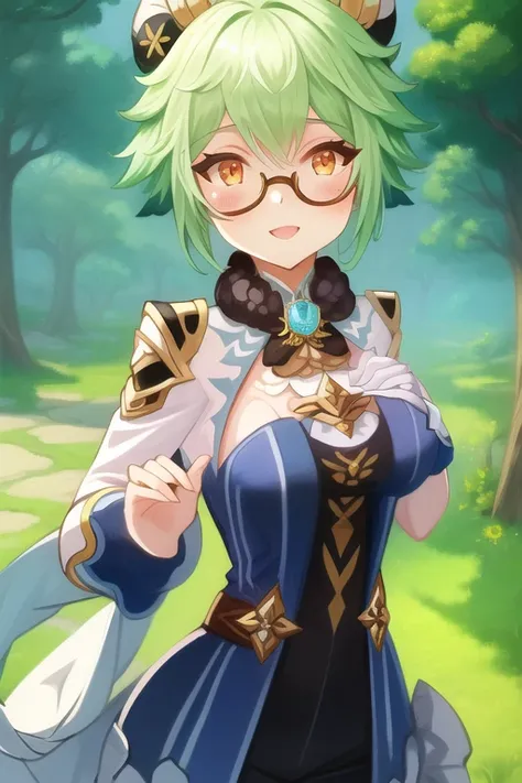 <lora:TsumasakySucrose_v1:1> sucrose \(genshin impact\),
masterpiece, digital painting, best quality, detailed, stunningly attractive, happy, outdoors, detailed background, cinematic lighting, sharp focus, (excellent hands fingers thumbs:1)
<lora:tsudero236_v10:0.85>