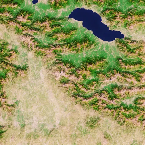 MapSatimageEU, cost, town, lake, hills, ocean