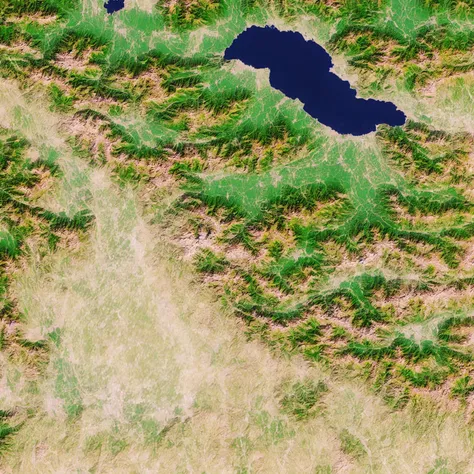 MapSatimageEU, cost, town, lake, hills, ocean