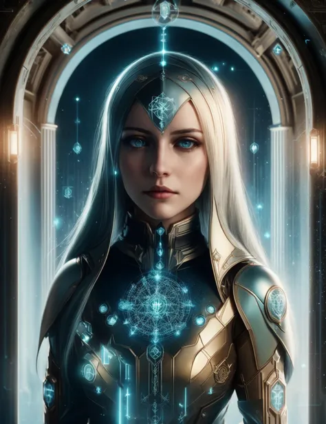 masterpiece illustration, detailed, hires, octane rendering, DonMT3chC057ruc7s female cathar, cybersecurity expert,, spellbook    <lora:DonMT3chC057ruc7s-000008:1>