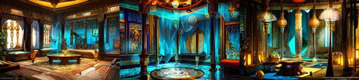 (otherworldly, otherworldly atmosphere, otherworldly appearance), highly insanely detailed, masterpiece, top quality, best quality, highres, 4k, 8k, RAW photo, 
((ancient egyptian theme:1.2)), Hong Kong structure, building, structure, taiwan, korean, 
swirling energy, 
tentacle, 
(underwater), 
reflection, reflective floor, 
abandoned building, overgrown with vegetation, [volumetric fog], cinematic lighting, colorful, colourful, 
(long_hair, long hair, random colors hair, glowing hair, hair over one eye, long messy hair), 
(eyelashes, eyeliner, eyeshadow, eyelashes, long eyelashes), 
collar, earrings, jewelry, necklace, armlet, 
high-heels, 
nsfw, 
cleavage, perfect female body, makeup, 
action pose, 
drunk, biting, 
Interior, 
scenery, window, 
CyberPunk, sofa, table, authentic, indoor scenery, 
an arabian room with a couch, a carpet, a small round table with a hookah on it, a window and a lamp, ArIn, 
a large arabian room with a pool, 
<lora:ArabianInteriors-10:0.8>, (fantasy world)