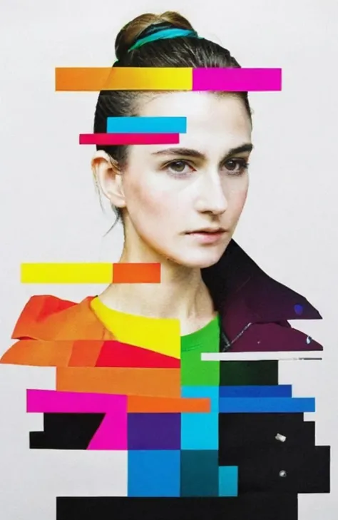 split composition, 1girl, computer, colourful, <lora:å岿å¾:0.65>