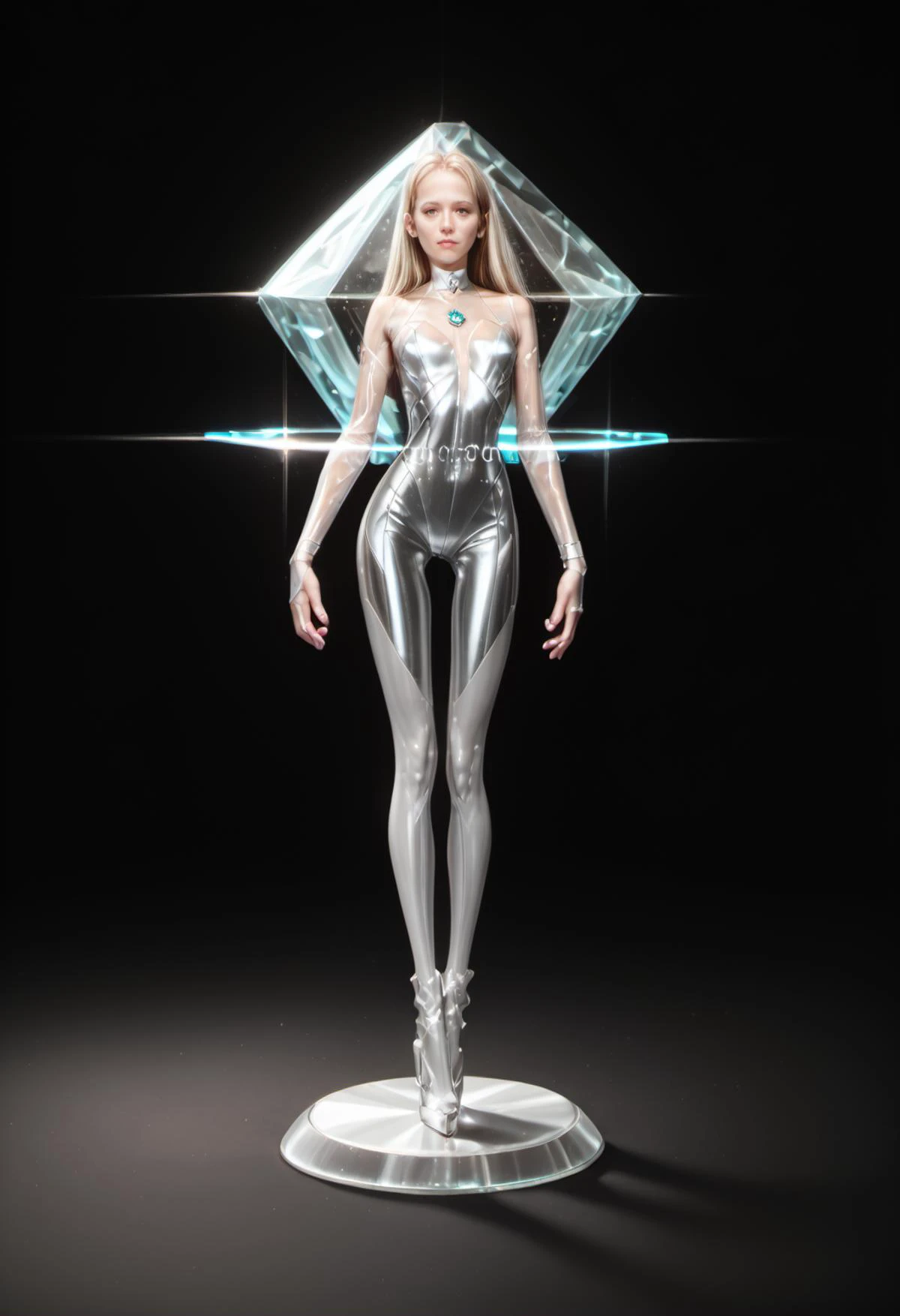 score_9, score_8_up, score_7_up, score_6_up,, realistic, spanish girl, (ultra HD quality details), <lora:Girl_From_Outter_Space_2250-000010:1> futuristic suit <lora:Y2K_Core_XL Pony:1> y2k style, black background, city, english text, full body, no humans, outdoors, realistic, science fiction, space, watermark, y2k, y2k style <lora:gl4ssj3mSDXL:0.8> gl4ssj3m, still life,, glass, gem, crystal,, shiny, sparkle,, <lora:ral-hlgrphic-sdxl:0.8> ral-hlgrphic