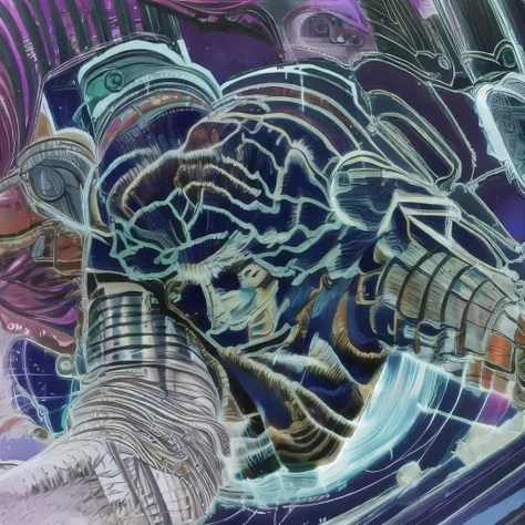masterpiece, best quality, highly detailed, guts \(berserk\), dynamic angle, from above, running fighting stance, attack battle form, floating debris,armor, one eye closed, scar, bandages, black hair, cape, male focus, manly, holding sword, huge sword, holding, traditional media, weapon, full moon, <lora:Guts_05:1>, <lora:J_diagram:0.8>, J_diagram, bioluminescent,