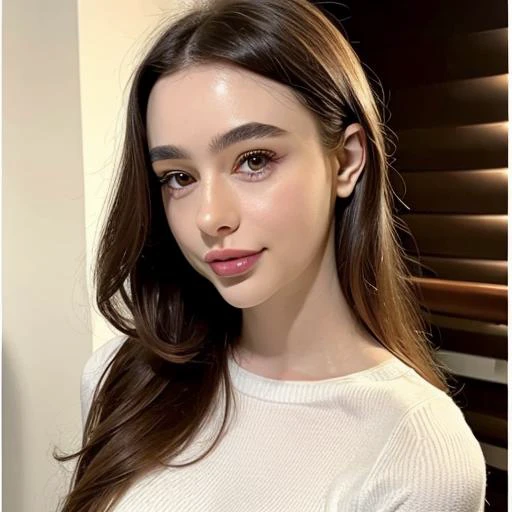 <lora:Dasha:1> 1girl, long_hair, solo, breasts, looking_at_viewer, lips, realistic, upper_body, brown_eyes, perfect face