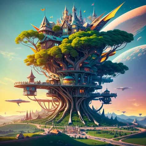 (cottagecore), (majestic:1.2), (breathtaking:1,2), (mystical:0.53), (enticing:1.3), (irresistible:1.4), (colorful:1.2), (surreal:1.1), (fascinating:1.3), (suggestive:1.1), (futurism:0.8), (dynamic:0.4), magnetic, (delightful), (alluring:1.2), (green:1.2)
