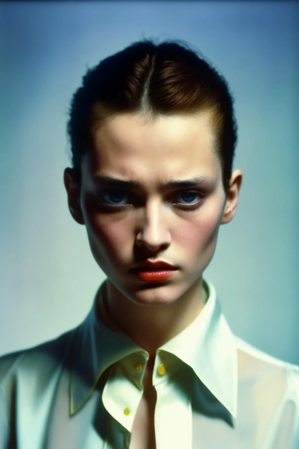 1girl
(detailed face)
dress shirt,
Paolo Roversi
dramatic lighting
1980
( masterpiece,realistic, photorealistic) (best quality)