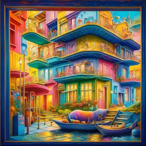 vibrant, detailed, illuminated, impressionist, (enticing:1.2), (cute:1.3), (attractive:1.4), (irresistible:1.2), (colorful), (surreal:1.3), (fascinating:1.3), (suggestive:1.2),(sophisticated), energetic, navy, orange