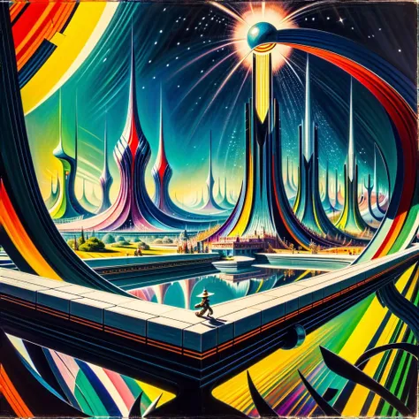 1930s \(style\), painting \(medium\), (detailed:1.2), (colorful:1.2), illuminated, (fascinating:1.2),(futurism), (impressionist:1.1), (surreal:1.1), cute, (black:1.2), (attractive:1.2), (majestic:1.1), (magnetic:1.2)