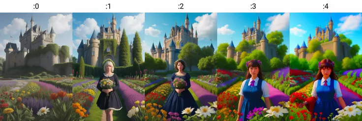 portrait of a castle flowers , <lora:tangbohu_saturation_v1.0:0>