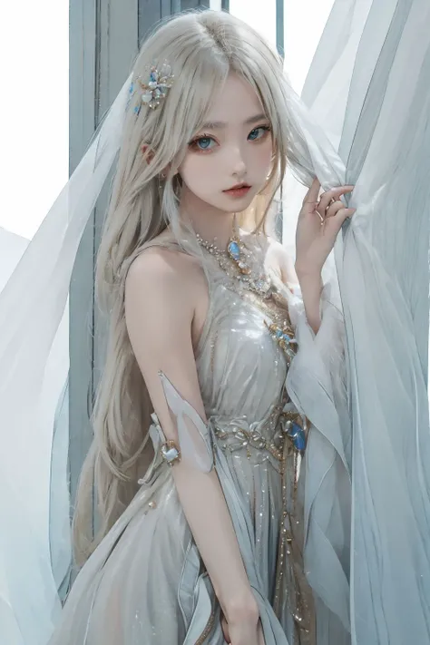 <lora:BeautyNwsjMajic2-01:0.8>, <lora:elf_dress:0.7>, detailed face, dress,cowboy shot, looking at viewer,, (masterpiece, best quality, high quality, highres, ultra-detailed),