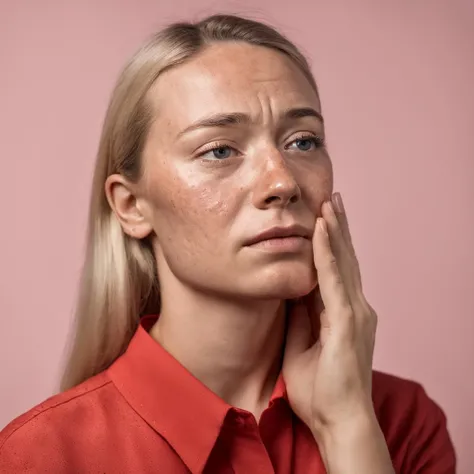 <lora:polyhedron_all_sdxl-000003:0.3> RAW photo, (full body portrait:1.1) of a sad beautiful blonde (crying:1.1) woman, she wearing a red shirt (high detailed skin:1.2), 8k uhd, dslr, soft lighting, high quality, film grain, Fujifilm XT3 <lora:tears-000003:0.5>
intricate skin details, visible skin detail, detailed skin, detailed skin texture, mascara, skin pores, light freckles, skin fuzz, blush, translucent skin, subsurface scattering, minor skin imperfections, wrinkles, vitiligo spots, skin fuzz