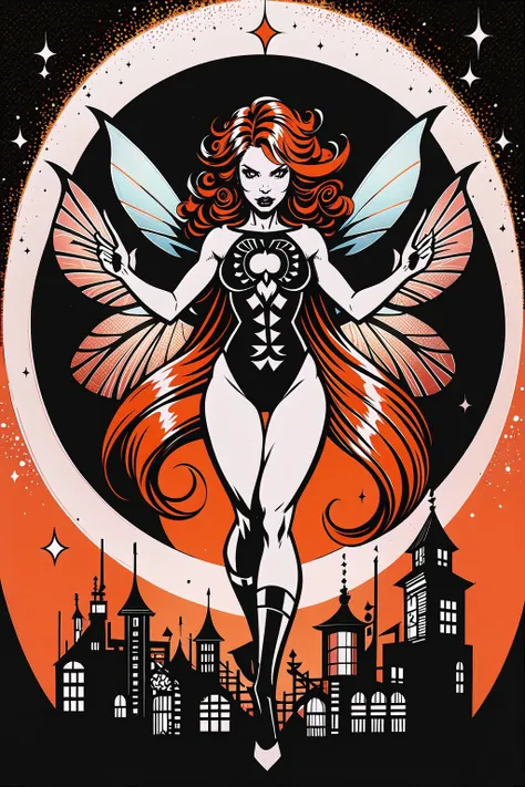negative space,black background, (masterpiece, best_quality, ultra-detailed, immaculate:1.3), epic, illustration, 1girl, (epic Fairy Kei:1.3) catgirl, full body, [:seductive costume design,:0.2], official art, light caucasian skin, studio red-orange lighting from below, in a steampunk, underground menagerie, bombshell hair, matte sunset hair, Tousled Hair,bombshell curly hair, heads together <lora:EnvyMetalMix01-Prime:1>
