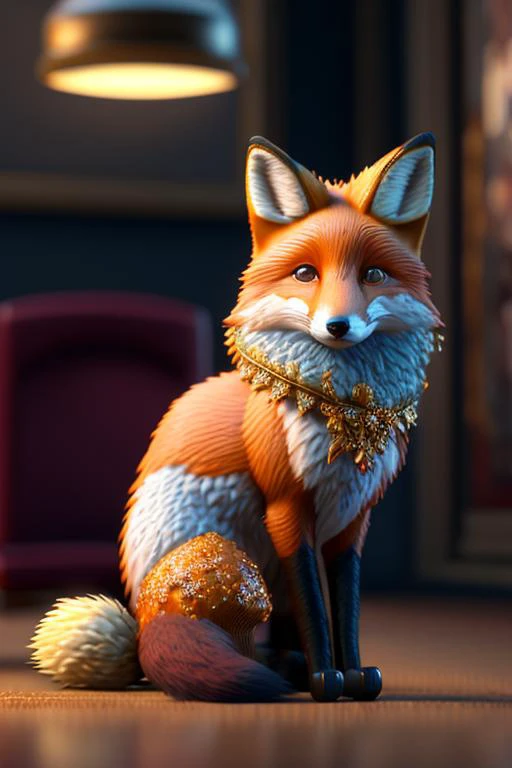 Cute small Fox sitting in a movie theater eating popcorn watching a movie ,unreal engine, cozy indoor lighting, artstation, detailed, digital painting,cinematic,character design by mark ryden and pixar and hayao miyazaki, unreal 5, daz, hyperrealistic, octane render, estilovintedois., cinematic, colorful background, concept art, dramatic lighting, high detail, highly detailed, hyper realistic, intricate, intricate sharp details, octane render, smooth, studio lighting, trending on artstation.