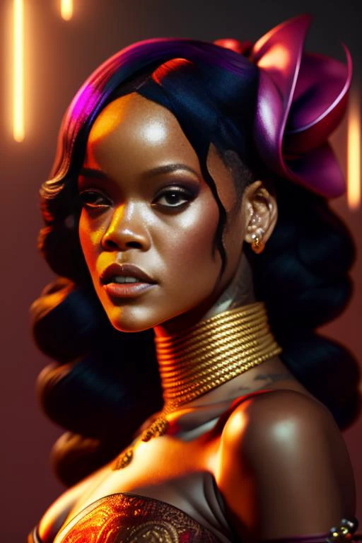 rihanna, a very exotic crossword. intricate, elegant, highly detailed, digital painting, artstation, smooth, sharp focus, art by artgerm and greg rutkowski and alphonse mucha, estilovintedois,, cinematic, colorful background, concept art, dramatic lighting, high detail, highly detailed, hyper realistic, intricate, intricate sharp details, octane render, smooth, studio lighting, trending on artstation.